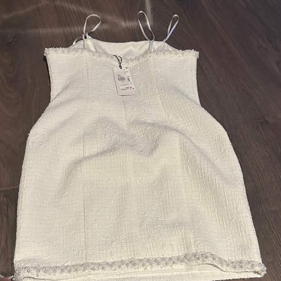 Anthropologie Strapless White Dress - Picture 2 of 3